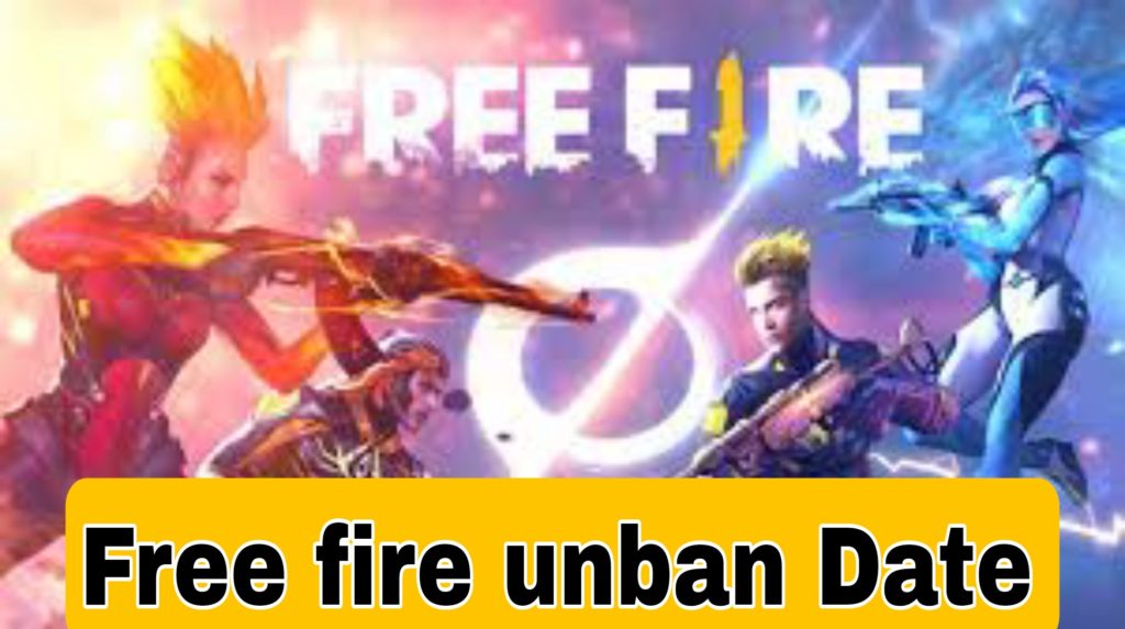 Free fire come unban date in india in hindi